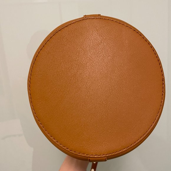 Loeffler Randall Tan crossbody bucket leather bag - Picture 3 of 9